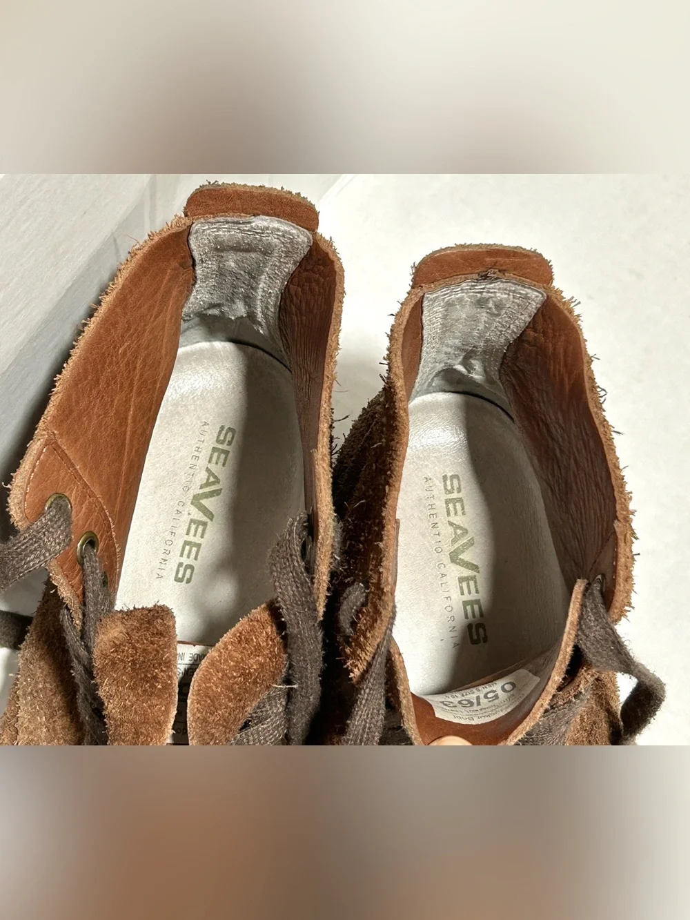SeaVees suede upper